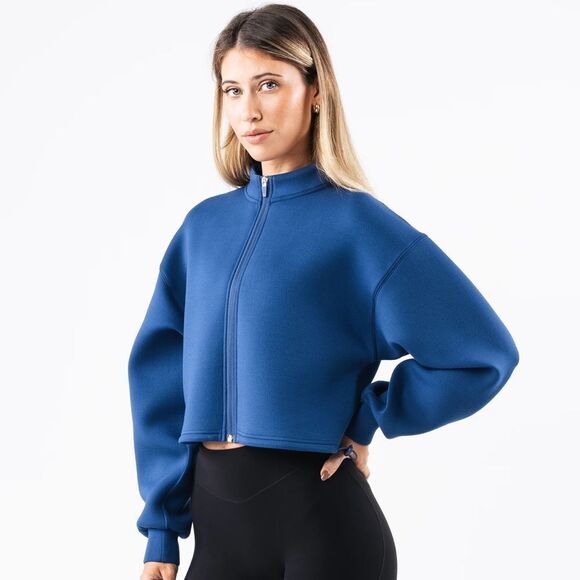 Alphalete Women's Blue sweatshirt Jacket #20. Bnwot - Picture 5 of 16